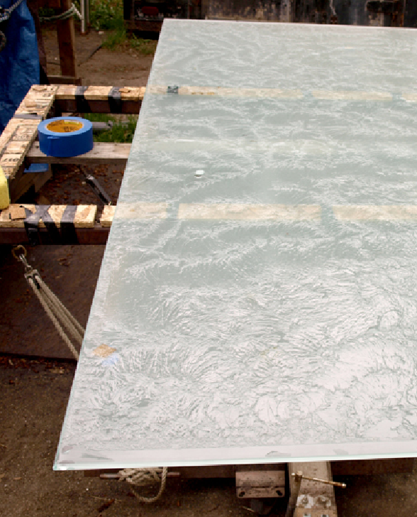 Onami Mist textured tempered glass panel 1b 