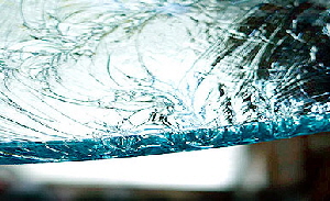 Onami textured clear glass