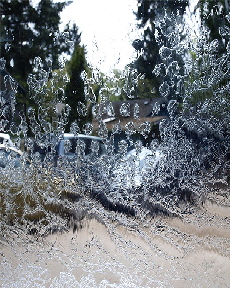 Ocean Onami textured glass table tops Ocean Onami textured glass table tops