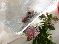 Onami Crystal(tm) textured low iron glass