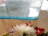 Onami Crystal(tm) textured low iron glass