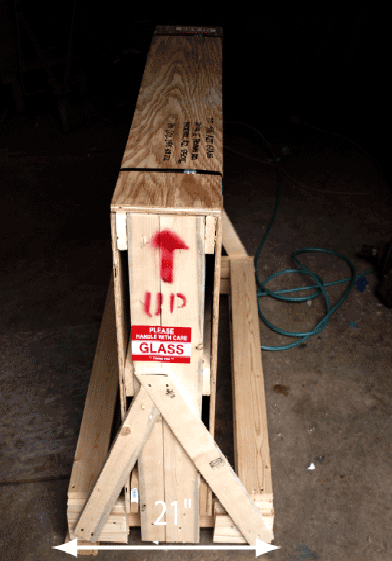 Jim Duncan textured art glass