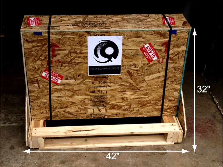 Jim Duncan textured art glass